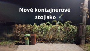Nové stojisko kontajnerov 1